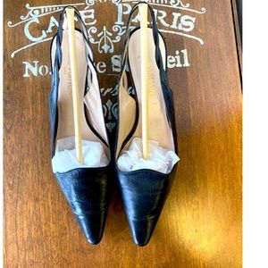 Louis Vuitton, Black Leather Kitten Heels, 39 (7)